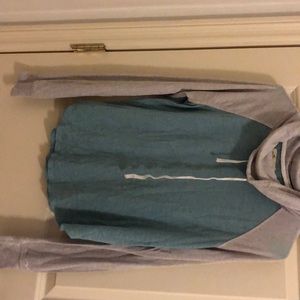 Grey and blue pullover